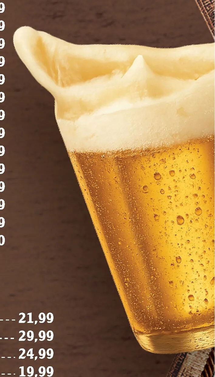 Caneca de chopp gelado