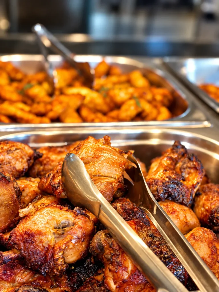 Frango assado dourado