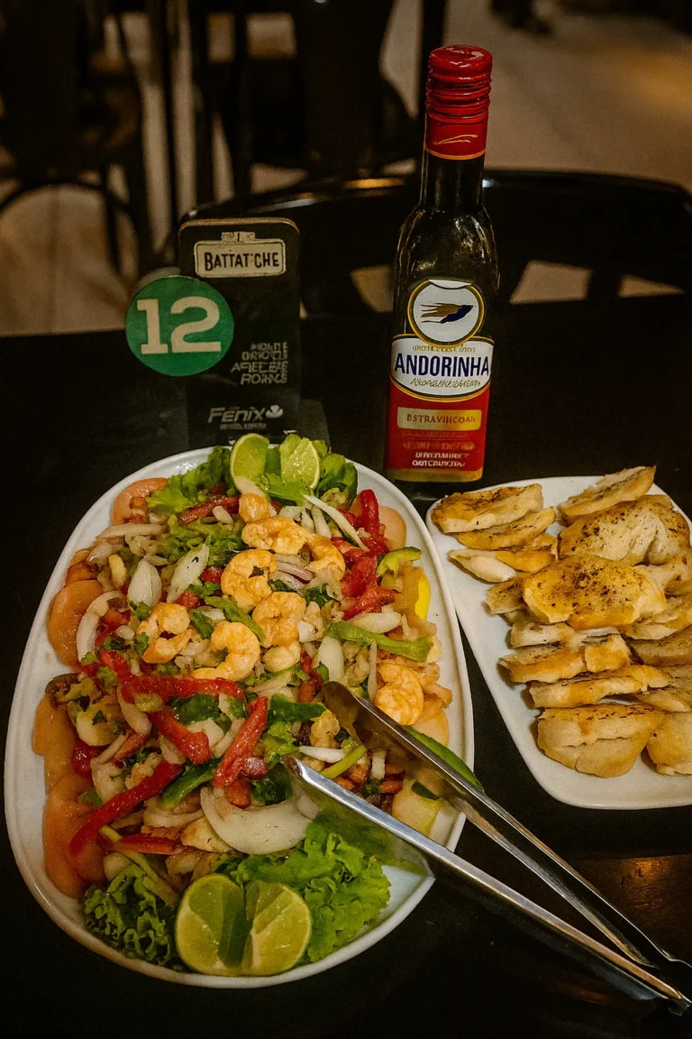Salada de camarão